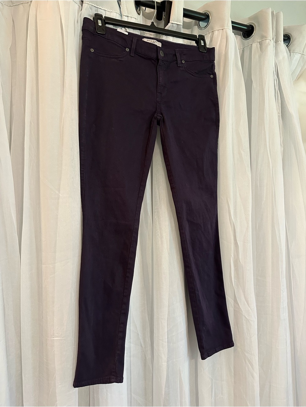 Rich & Skinny purple Blue Stretch Jeans